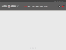 Tablet Screenshot of dueckdefense.com